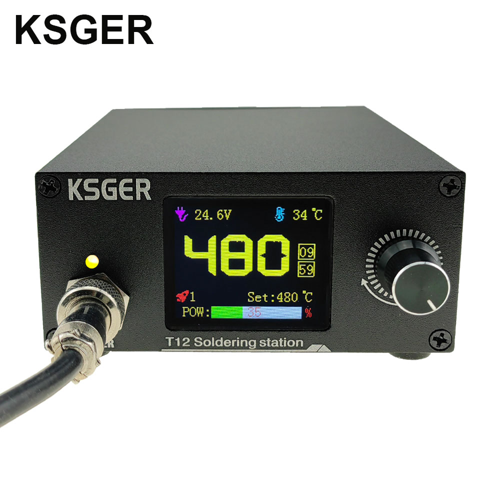 Industrial Laser Soldering Iron - KSGER T12 Stacja lutownicza Końcówki do