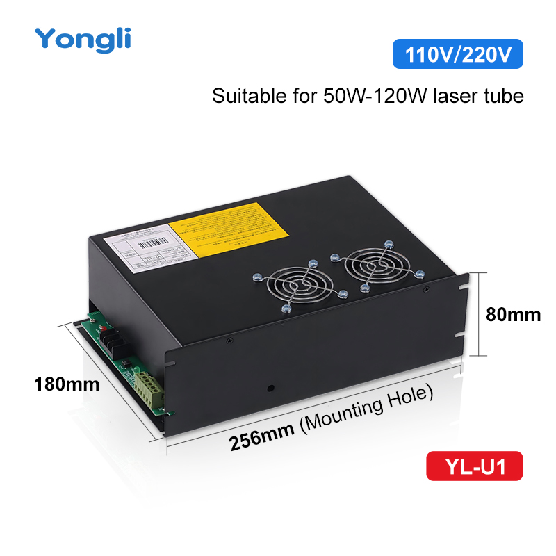 Zasilacz laserowy CO2 YongLi 1 – Laser Power Supply 60W recenzja i cena