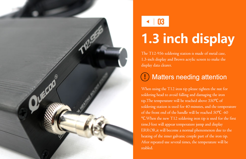 Cyfrowa stacja lutownicza QUEC – Industrial Laser Soldering Iron recenzja i cena